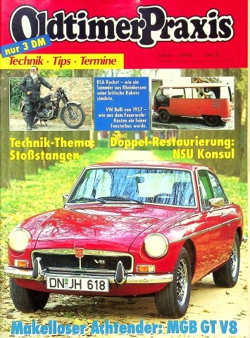 Deckblatt Oldtimer Praxis (01/1994)